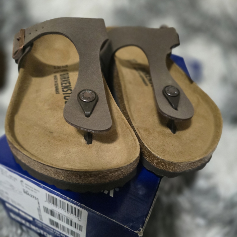 Birkenstock Brown Thong Sandals